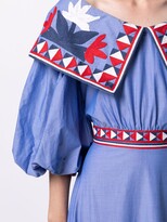 Thumbnail for your product : Stella Jean Embroidered Motif Flared Dress