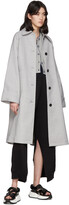 Thumbnail for your product : MM6 MAISON MARGIELA Grey Wool Trench Coat