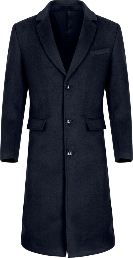 Amazon Mens Navy Raincoat Slim Fit Peacoat Men's Mil-Tec US Navy