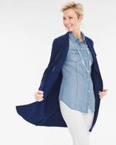 Thumbnail for your product : Chico's Chicos Long Double-Face Sueded Jacket