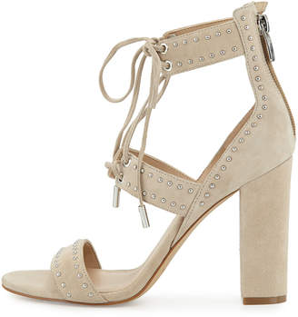KENDALL + KYLIE Dawn Studded Strappy Sandal, Light Natural