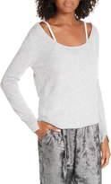 Thumbnail for your product : Brochu Walker Mabel Layered Look Cashmere Sweater