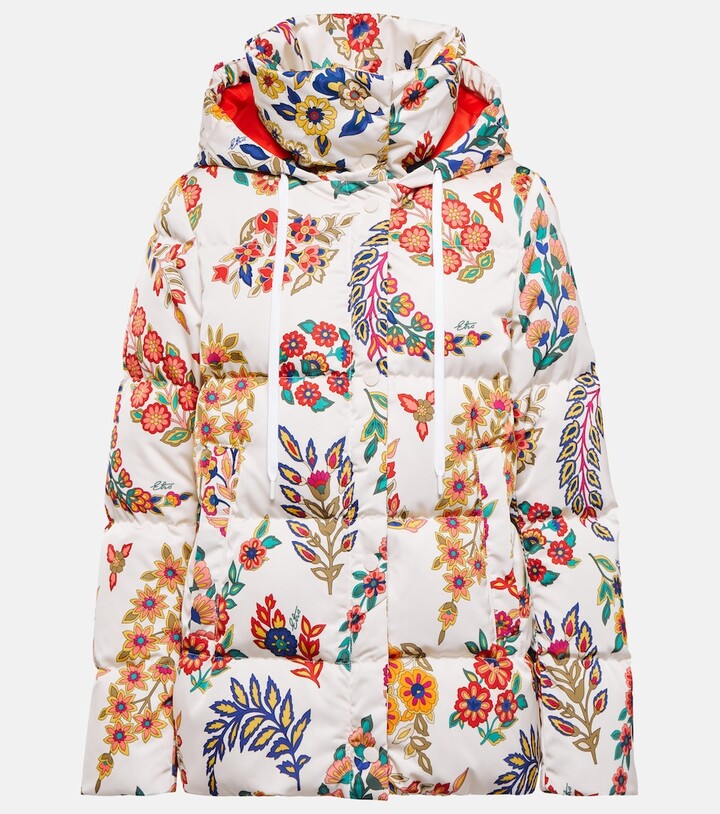 Etro Printed quilted jacket ShopStyle Down & Puffer Coats