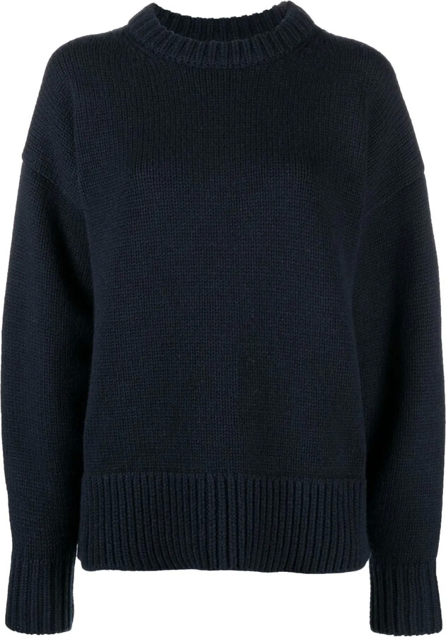 The Row Puff-Sleeved Knit Sweater