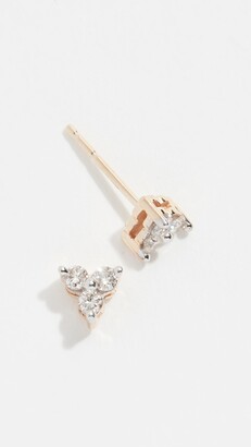 Adina Reyter 14k Gold Diamond Cluster Earrings