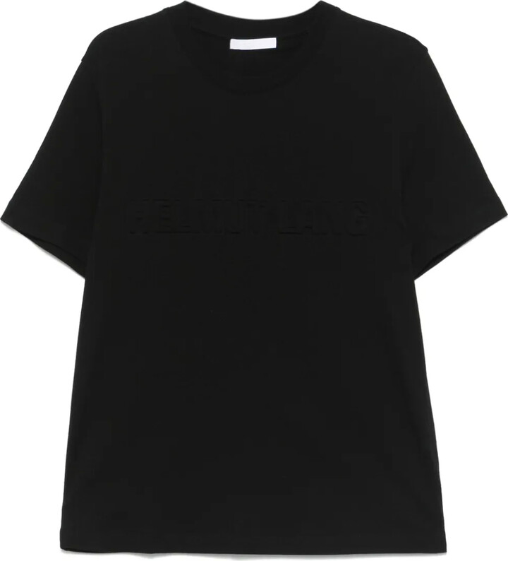 Helmut Lang logo-embossed T-shirt