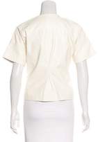 Thumbnail for your product : J Brand Short Sleeve Leather Jacket
