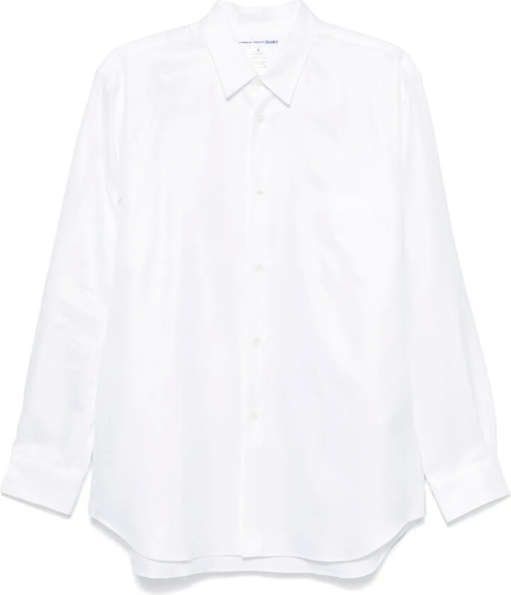 Comme des Garçons Shirt Patterned-Jacquard Shirt