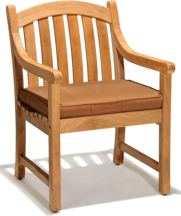 Furniture Set of 2 Bristol Teak Outdoor Dining Chairs, Created for Macy