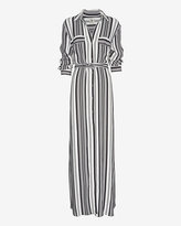 Thumbnail for your product : L'Agence Striped Maxi Shirtdress