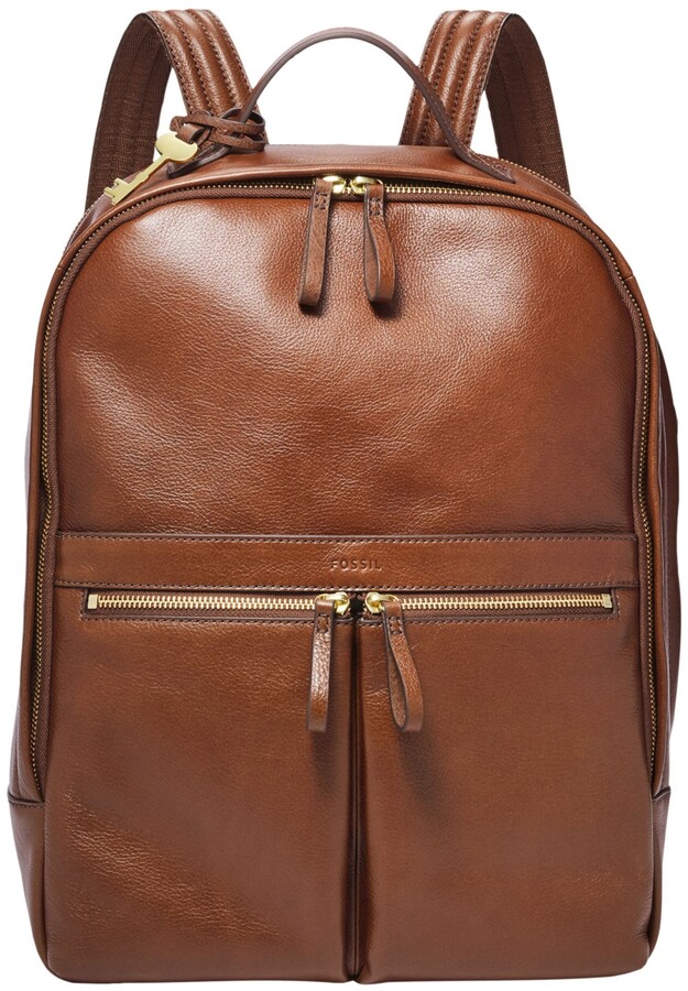 Fossil Women's Tess Leather Laptop Backpack ShopStyle