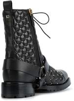 Thumbnail for your product : Valentino Garavani Rockstud quilted boots