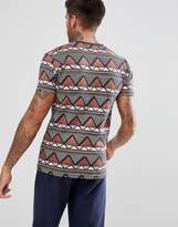 Thumbnail for your product : Soul Star Geo-Tribal Pocket Print T-Shirt