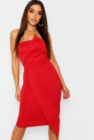 Thumbnail for your product : boohoo Zoey Bandeau Wrap Detail Midi Dress