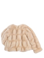 Thumbnail for your product : Miss Blumarine Faux Fur Jacket With Bow Detail