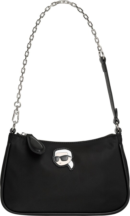 Karl Lagerfeld Women's Signature Big Shoulder Bag - Black Womens  Accessories, TheHut.com