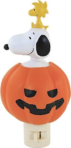 Roman 7.0InchSnoopyInJack-O-LanternWoodstockPumpkinElectricNoveltyNightlights