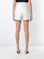 Thumbnail for your product : Andrea Bogosian Sirena leather shorts