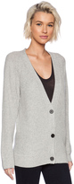 Thumbnail for your product : Alexander Wang T by Cash Wool Half Cardigan Stitch Oversize Cardigan