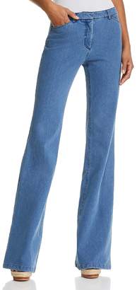 Theory Demitria Flare Jeans in Movement Denim Light