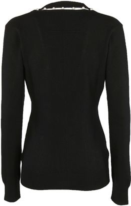 Givenchy Pearl V-neck Sweater
