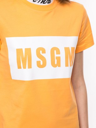 MSGM box logo short-sleeve T-shirt