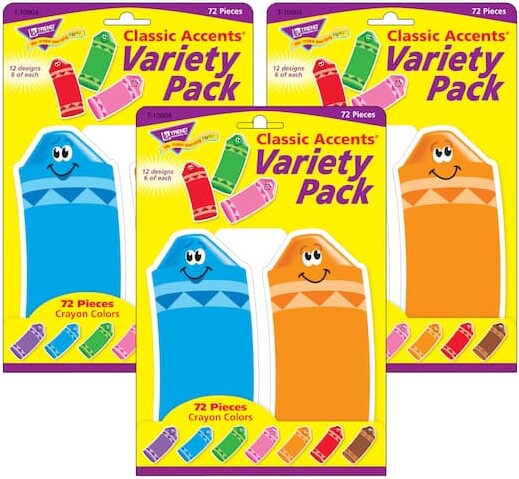 Trend Classic Accents® Crayon Colors Variety Pack