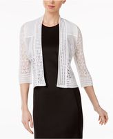 Thumbnail for your product : NY Collection Mixed-Knit Cardigan