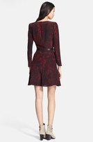 Thumbnail for your product : The Kooples Belted Print Silk Dress
