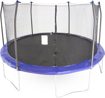 Skywalker Trampolines 15Ft Round Trampoline With Enclosure Blue