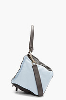 Thumbnail for your product : Givenchy Grey and blue colorblocked leather Medium Pandora