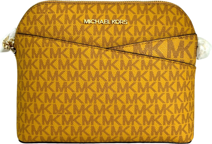 Michael Kors Riley Small Pebble Large Satchel 30s5grls3l In Yellow - Excel  Clothing
