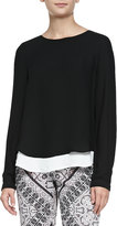 Thumbnail for your product : Twelfth St. By Cynthia Vincent Georgette Double-Layer Blouse