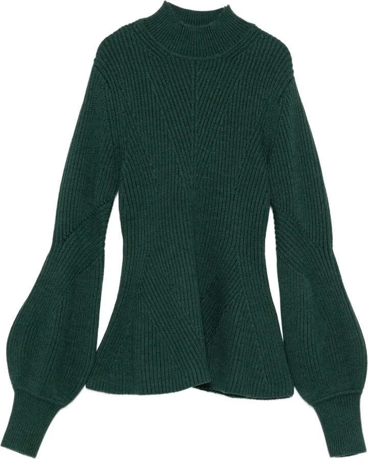 Hypnotic ribbed sweater