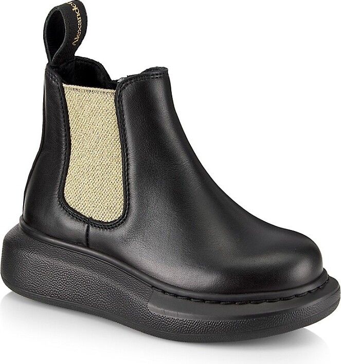 Alexander McQueen Little Girl's & Girl's Leather Chelsea Oversize Boots -  ShopStyle