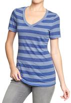 Thumbnail for your product : Old Navy Women's Striped V-Neck Tees