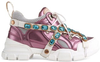 crystal gucci shoes