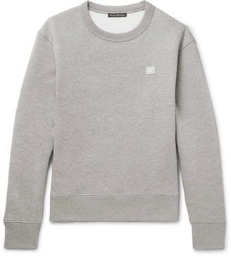 Acne Studios Fairview Mélange Fleece-Back Cotton-Jersey Sweatshirt