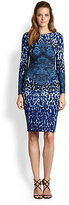 Thumbnail for your product : David Meister Animal Print Jersey Dress