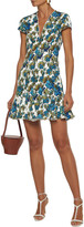 Thumbnail for your product : Stella McCartney Mertie Ruffle-trimmed Floral-print Jersey Mini Dress