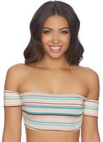 Thumbnail for your product : Reef Festival Tribe Cold Shoulder Crop Top