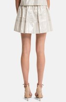 Thumbnail for your product : 1 STATE Pleated Metallic Skirt