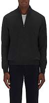 Thumbnail for your product : Barneys New York MEN'S CASHMERE QUARTER-ZIP SWEATER - CHARCOAL SIZE S