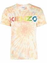 Thumbnail for your product : Kenzo logo-print tie-dye T-shirt