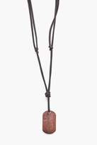 Thumbnail for your product : boohoo Layered Necklace With Copper Pendant