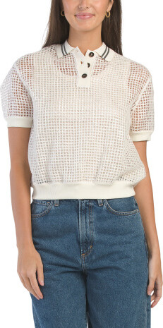 TJMAXX Cashmere Blend Shirt For Women, Cotton/Polyester/Cashmere