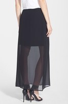 Thumbnail for your product : Vince Camuto Chiffon Overlay Maxi Skirt