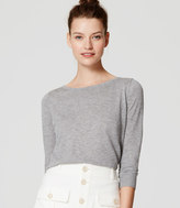 Thumbnail for your product : LOFT Petite Button Back Sweater