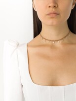Thumbnail for your product : Shay 18kt Rose Gold Diamond Baguette Drop Link Choker