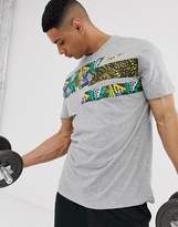 Thumbnail for your product : Nike Training Dry t-shirt in grey with tribal print